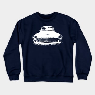 Wartburg 311 1960s classic car monoblock white Crewneck Sweatshirt